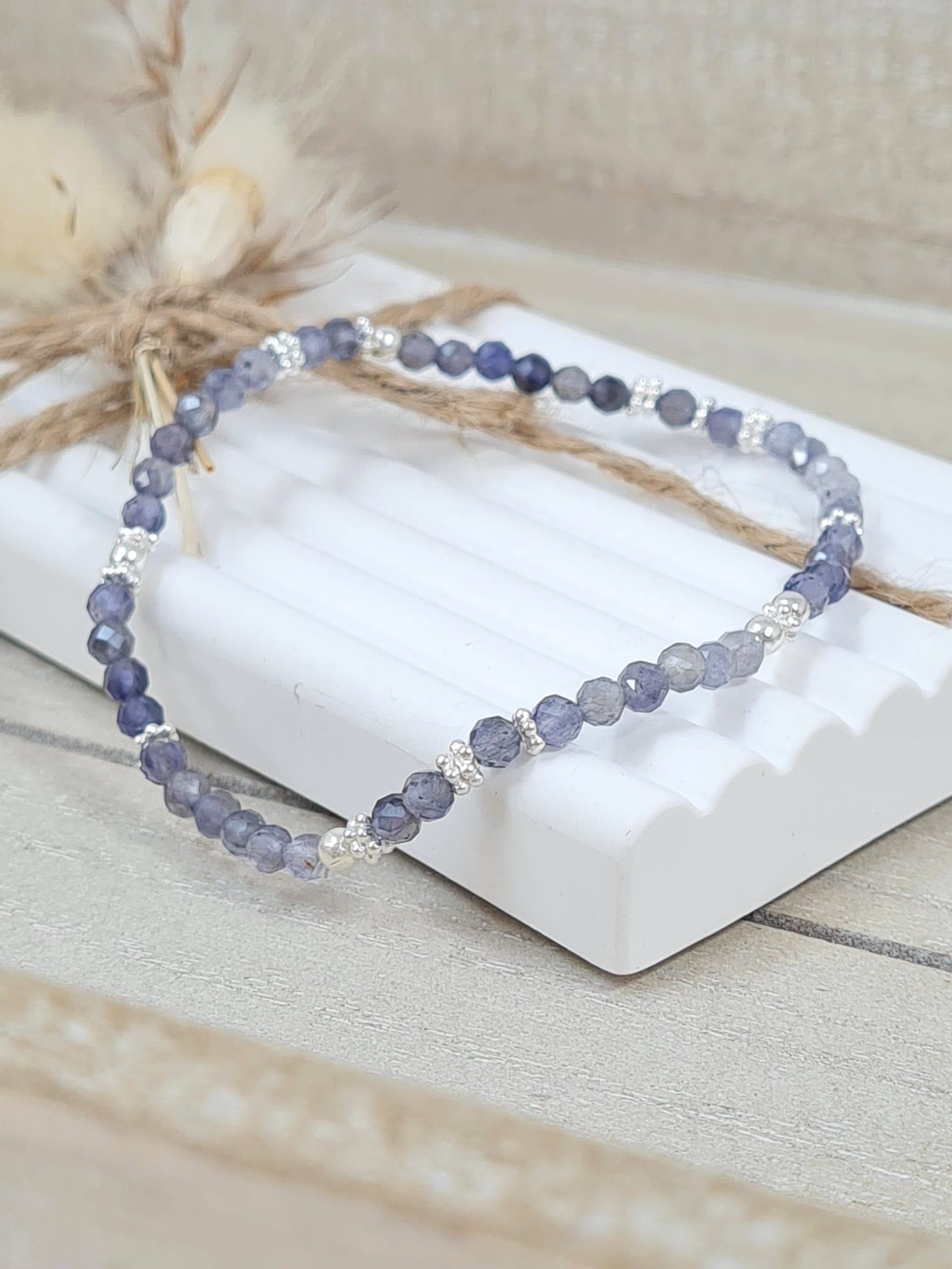 Iolith Armband mit Silber (DAB 170)