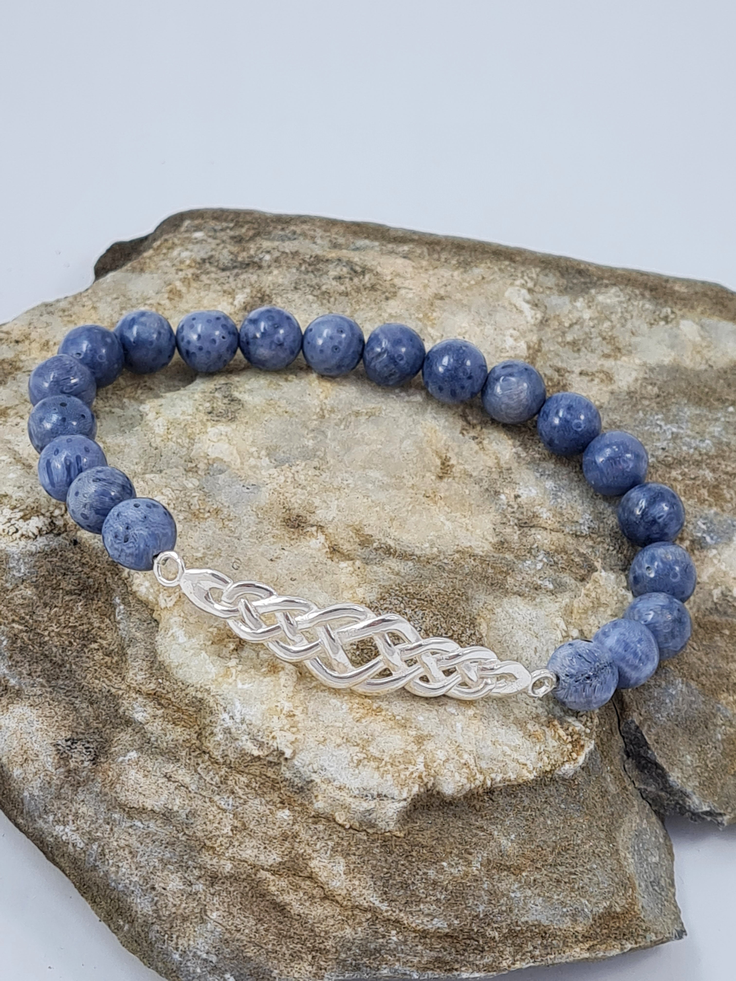 Herren Armband Blauquarz * (HAB 15)