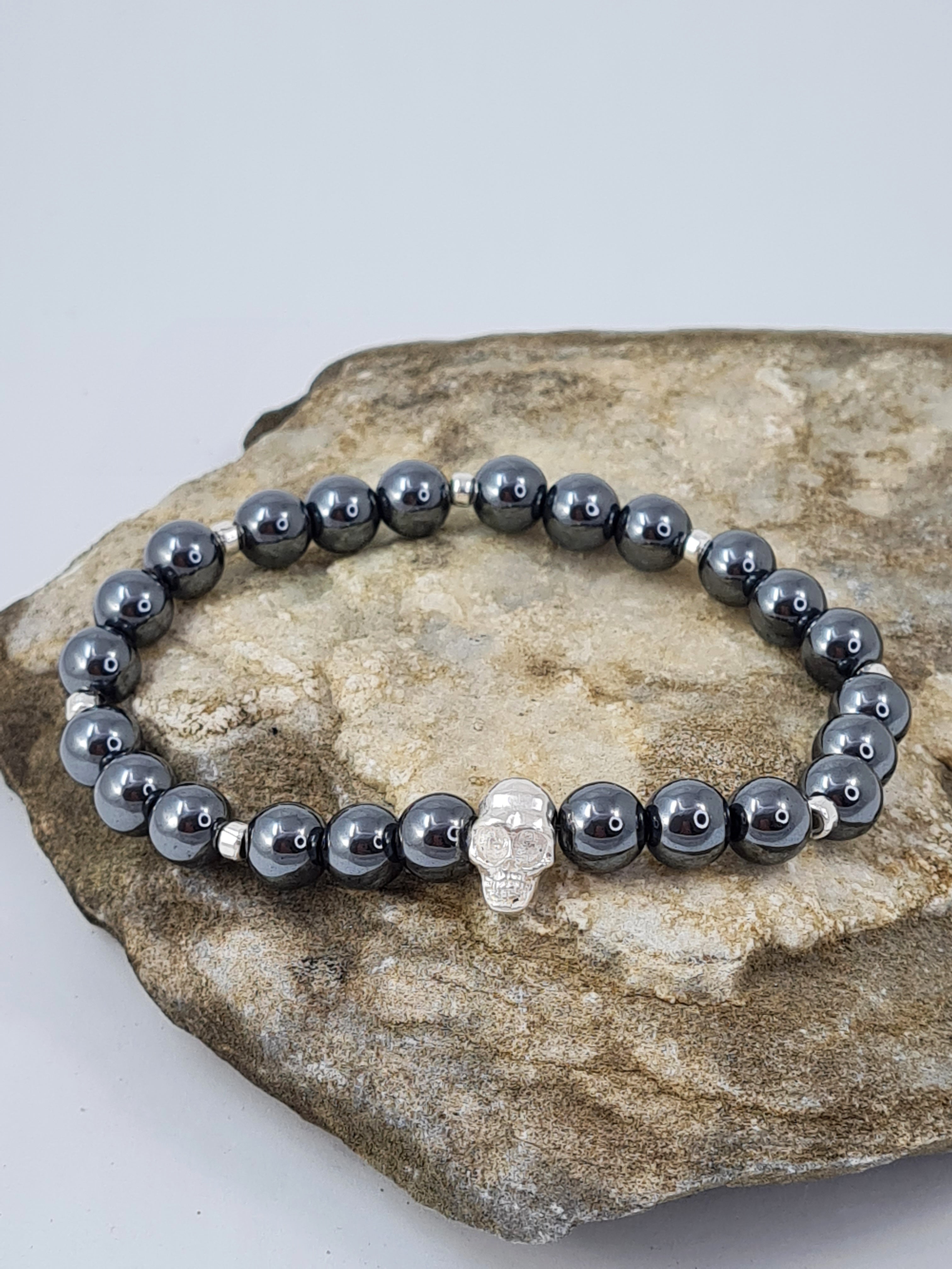 Herren-Armband aus Hämatit * (HAB 17)