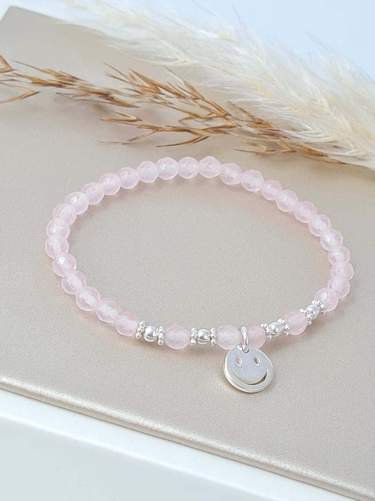 Kinderschmuck - Mädchen Armband Rosenquarz * (KAB 5)