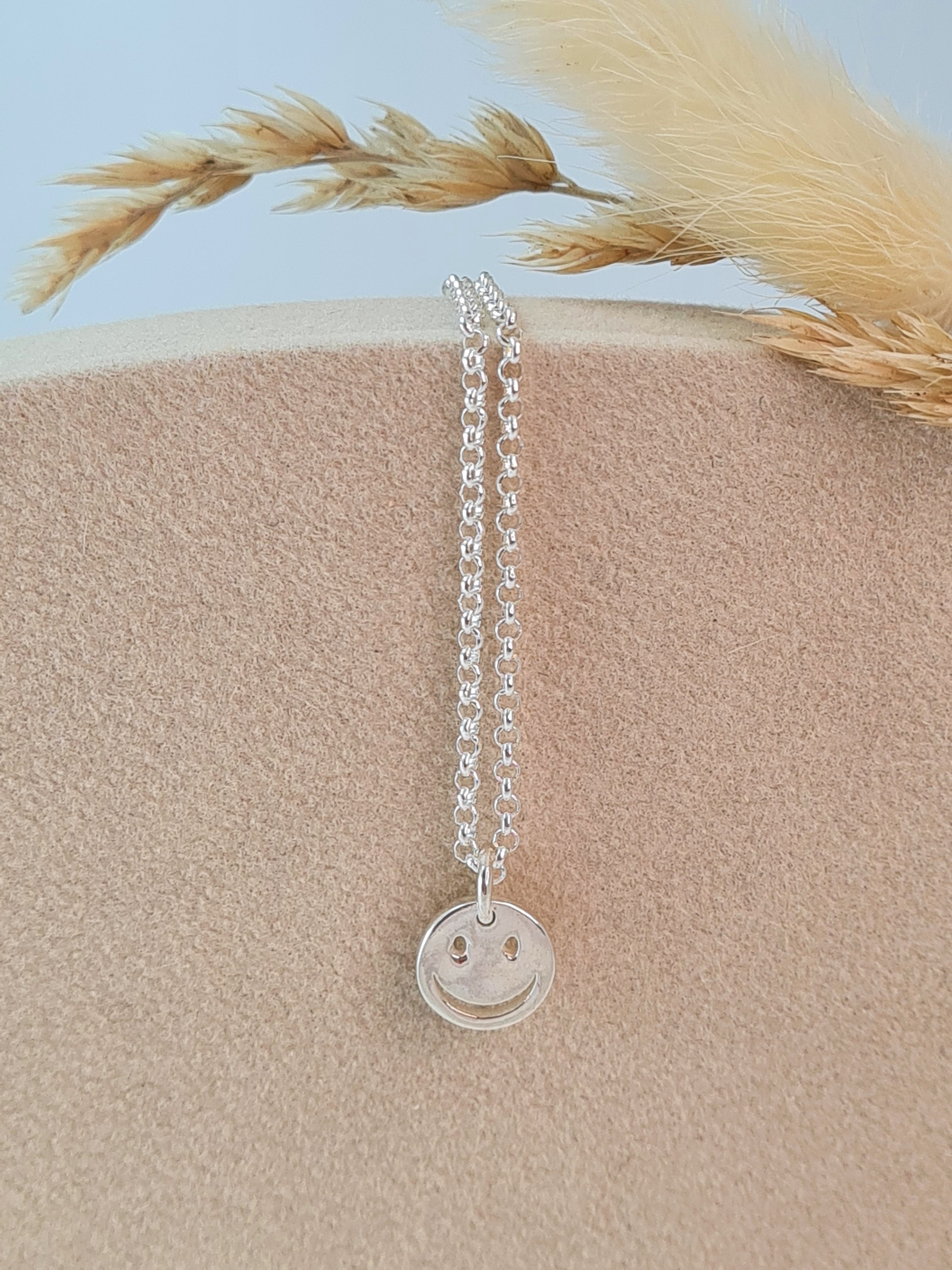 Kinderkette Happy Face 925 Silber (KHS 19)