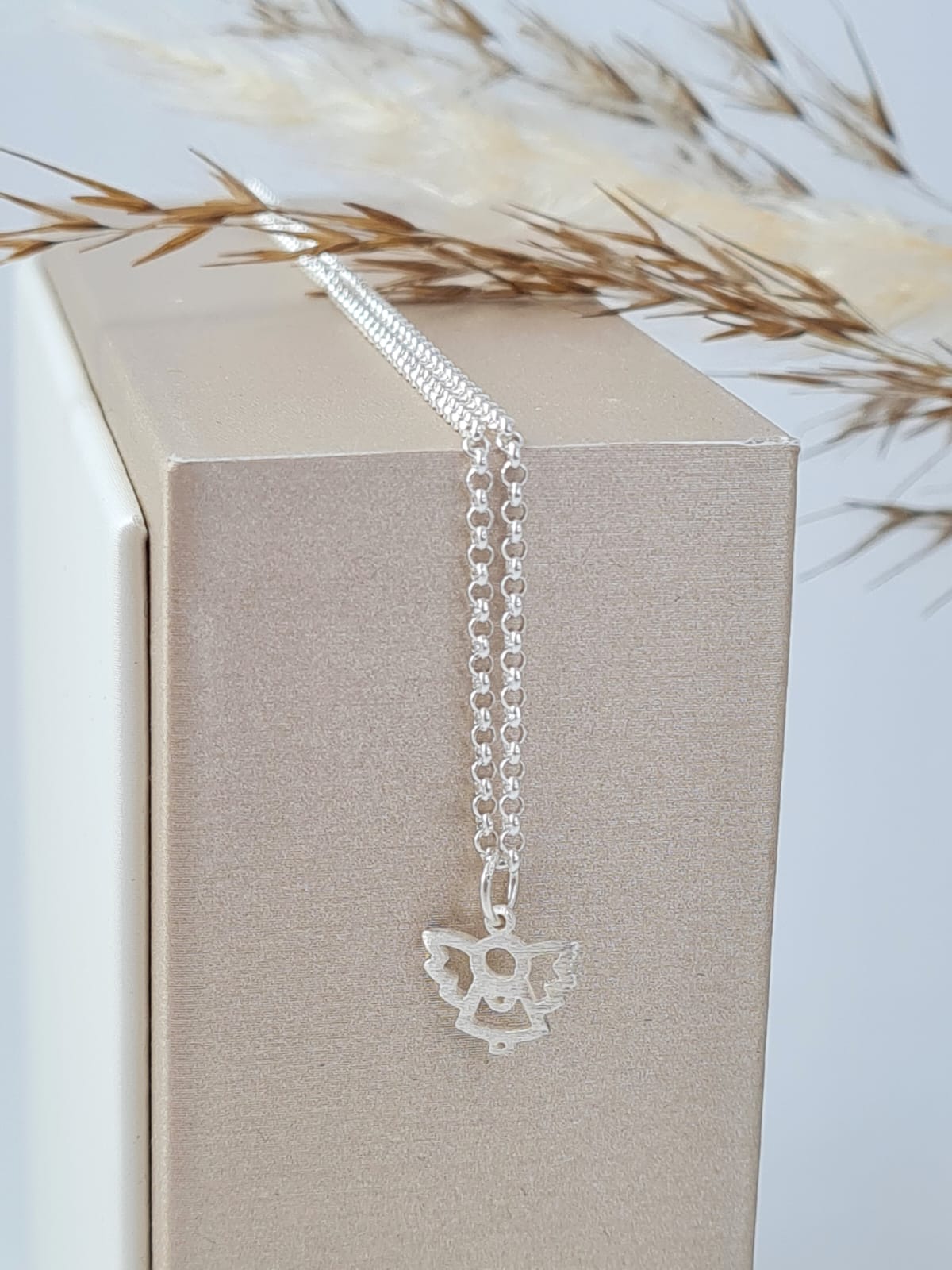 Kinderschmuck - Silber Halskette mit Engel-Anhänger (KHS 4)