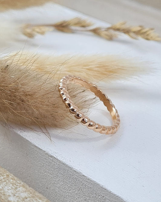 Ring aus rosé vergoldetem Silber (DFR 26)