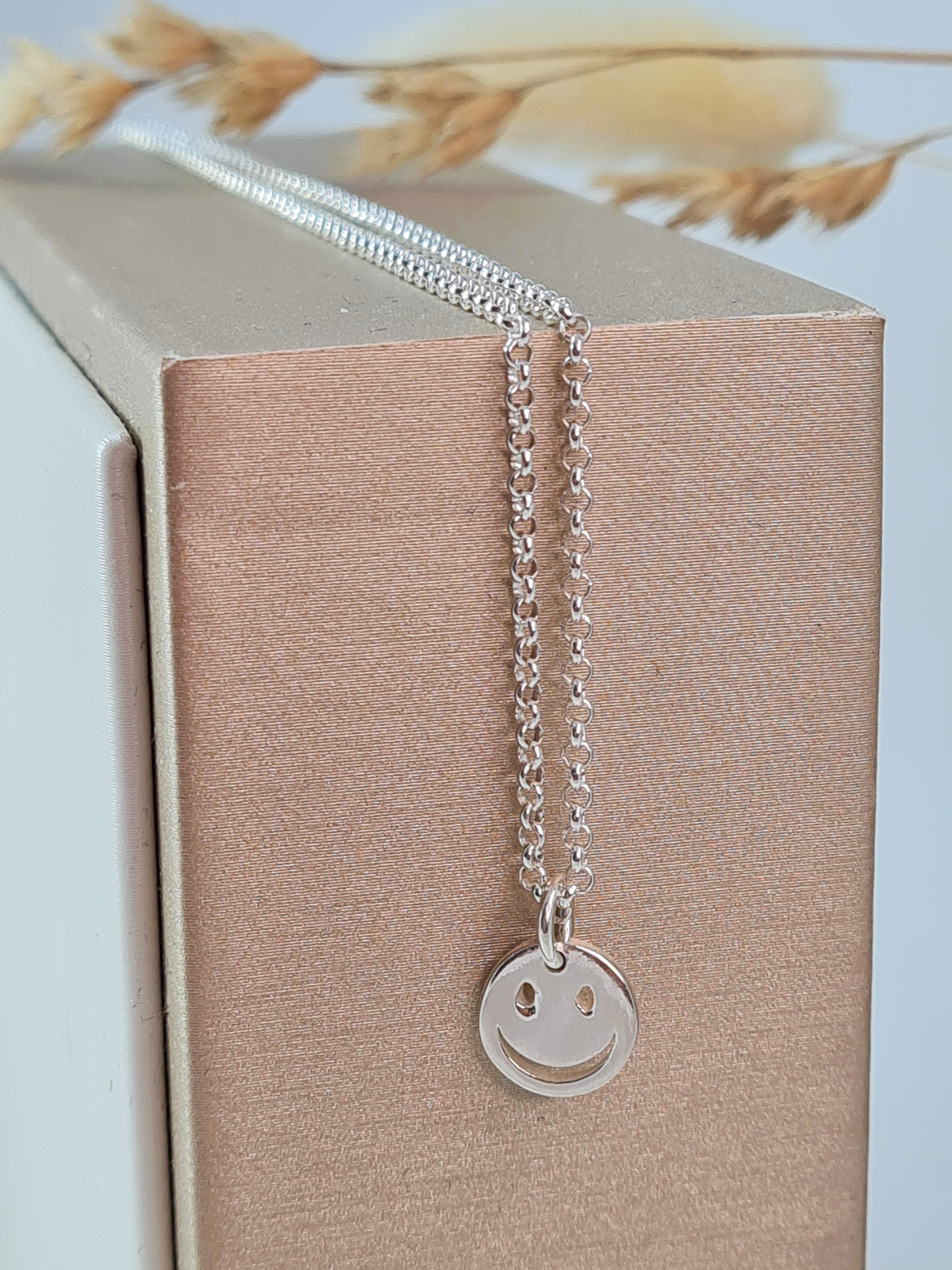 Kinderkette Happy Face 925 Silber (KHS 19)