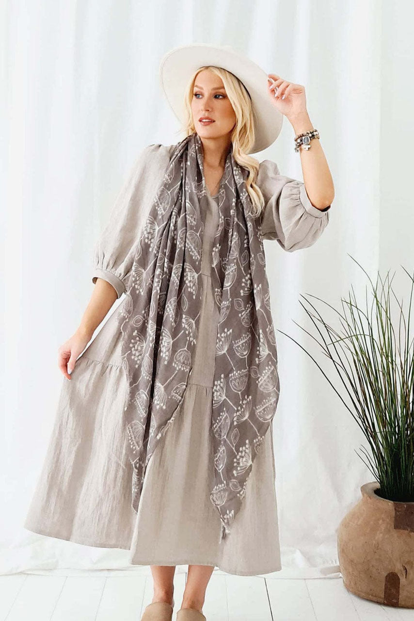 Schal "HILIO TAUPE" (S 15)