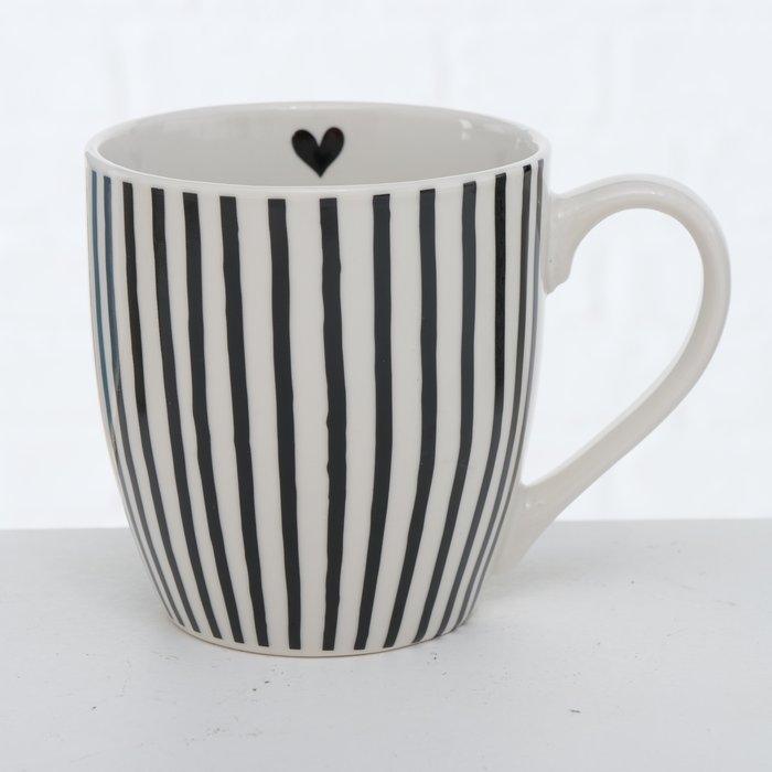 Tasse mit Streifen - SUNNY