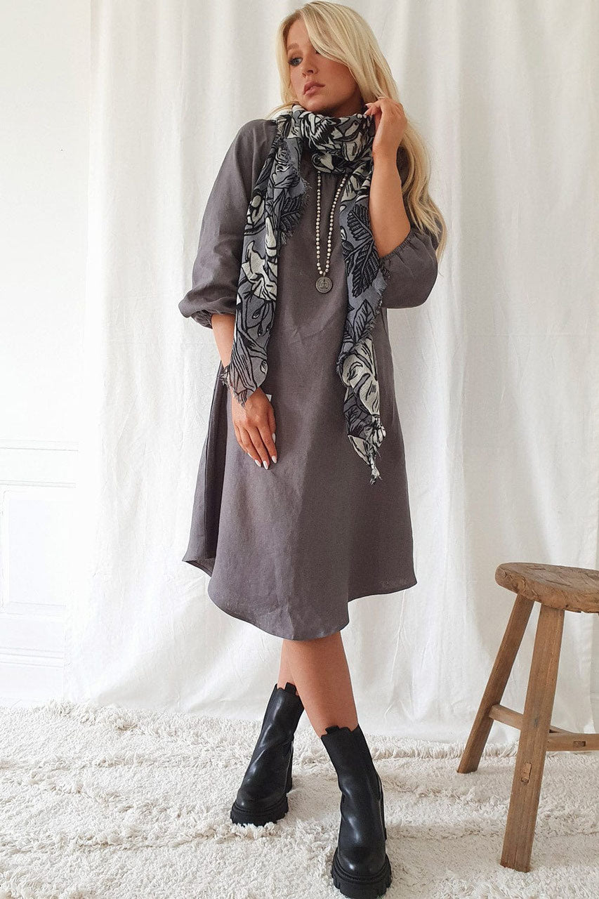 Schal "FLORINA GREY"  (S18)