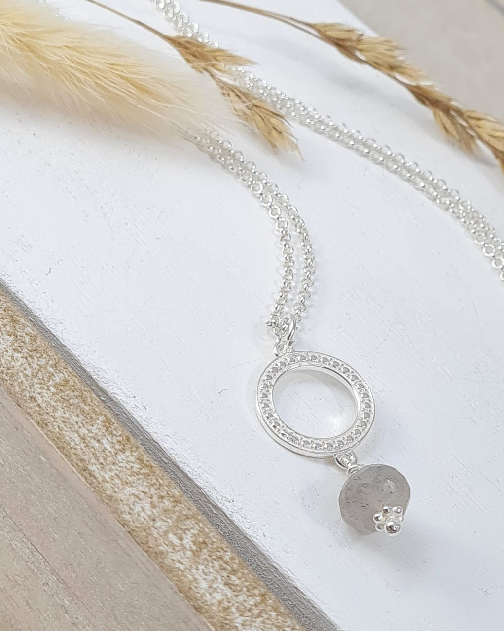Silberkette mit Achat (DHS 22)