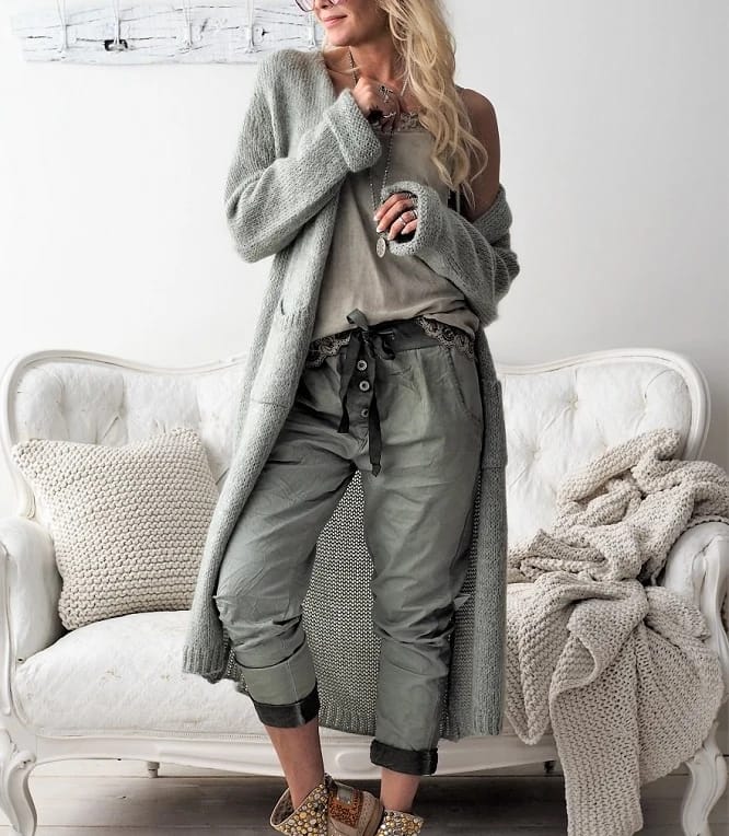 Strickjacke grün (C 1)
