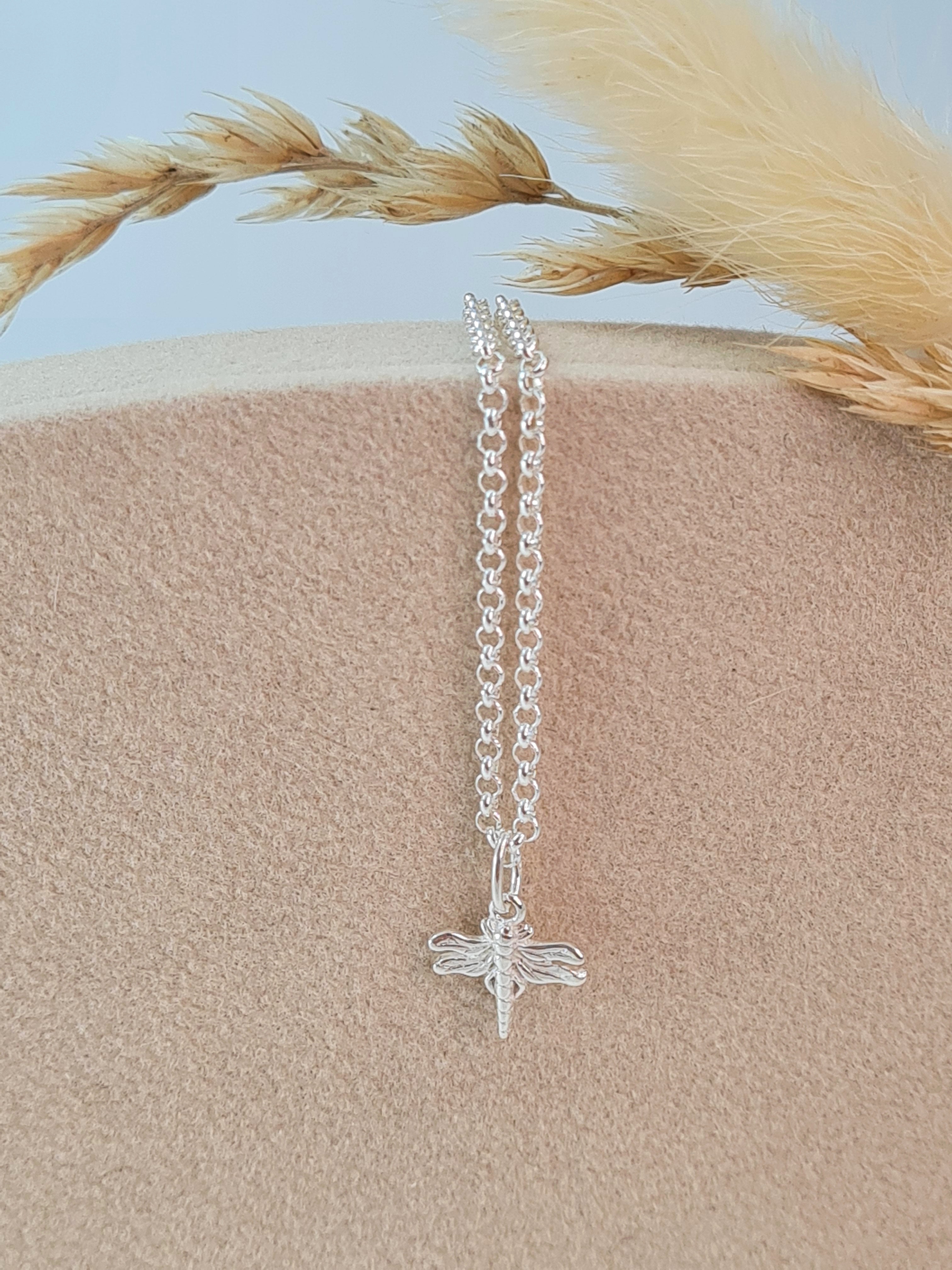 Mädchenkette Libelle 925 Silber (KHS 22)