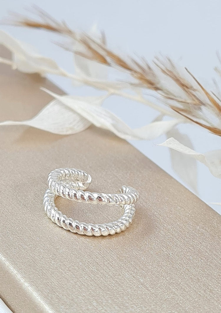 Twisted Ear Cuff aus Sterling Silber 925  (DOS 114)
